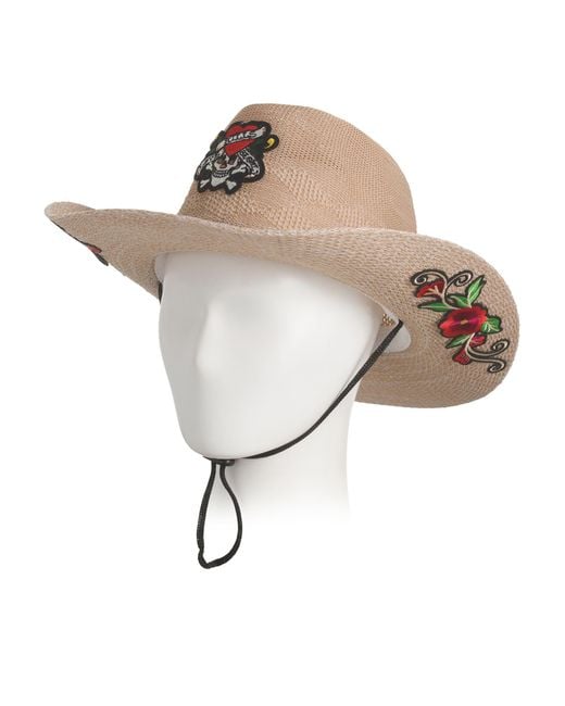 Tj Maxx White Embroidered Logo Hat With String For Polyester