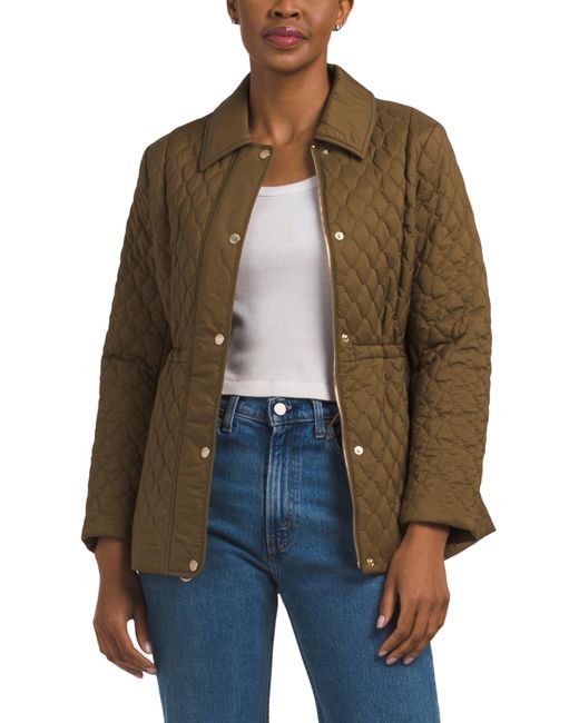 Tj Maxx Brown Quilted Jacket, Polyester