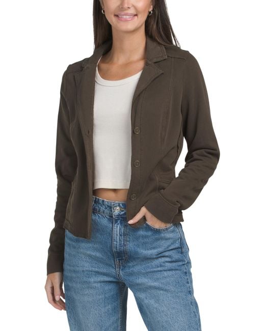 Tj Maxx Gray Damia Blazer, Cotton/Rayon