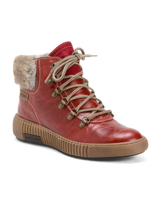 Tj Maxx Red Leather Maren Boots For