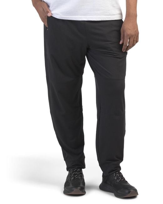 Tj Maxx Black Joggers With Zip Pockets For Spandex/Polyester for men