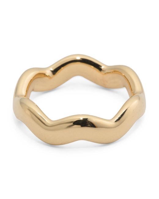 Tj Maxx Metallic 14Kt Wavy Stacking Ring For