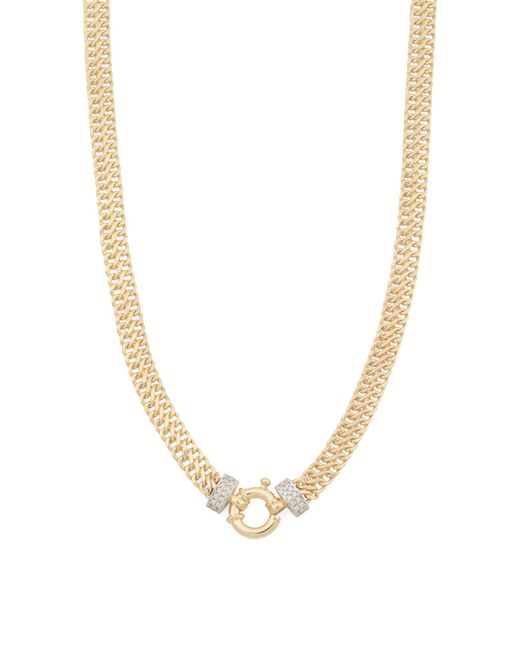 Tj Maxx White 14Kt Infinity Chain Necklace With Segnorita Clasp For