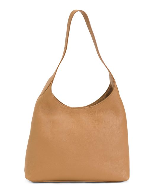 Tj Maxx Brown Leather Pebble Hobo For Leather