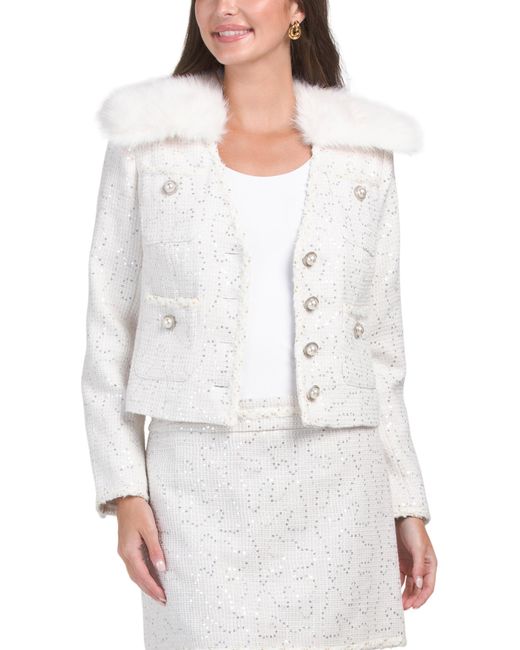 Tj Maxx White Hellen Jacket, Polyester