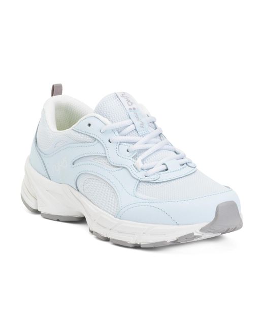 Tj Maxx White Leather Wide Width Integrity Walking Sneakers For