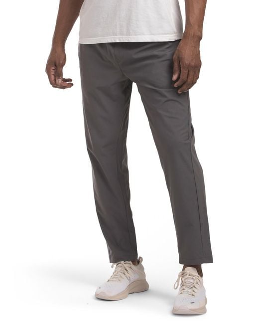 Tj Maxx Gray Drawstring Pull On Pants For Polyester for men