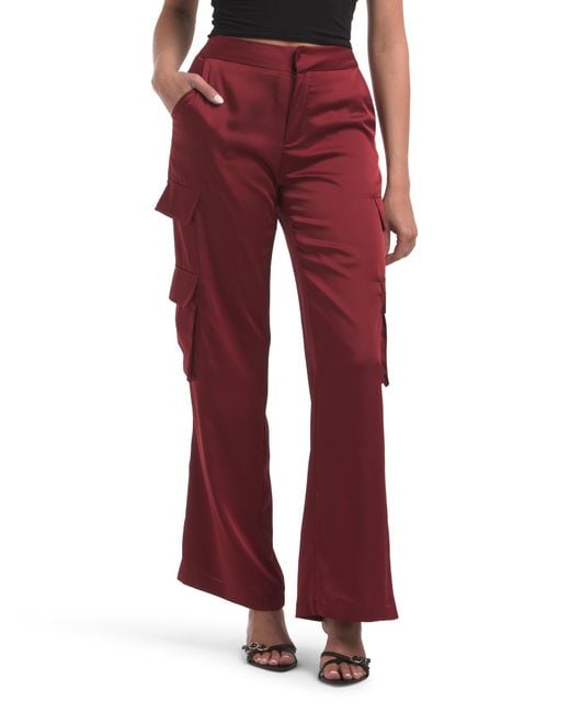 Tj Maxx Red Kyla Pants For Spandex/Polyester
