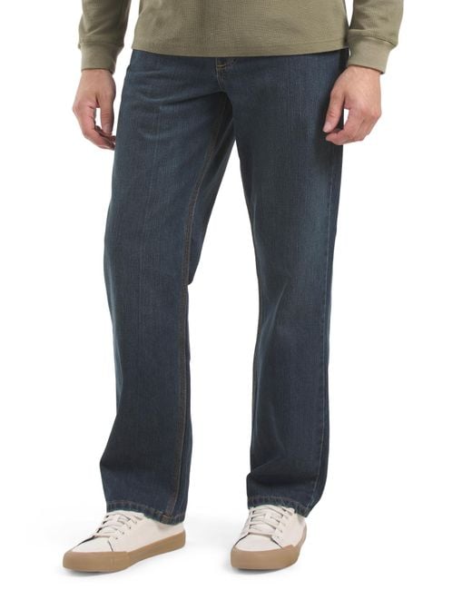 Tj Maxx Blue Relaxed Fit 5 Pocket Jeans For Cotton/Polyester for men