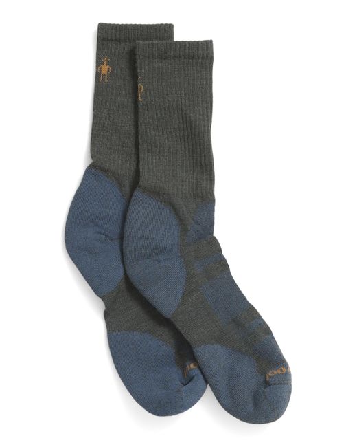 Tj Maxx Gray Athletic Targeted Cushion Crew Socks For Nylon/Merino Wool for men