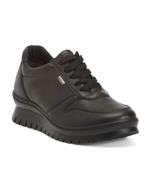 Tj Maxx Black Leather Sneakers For
