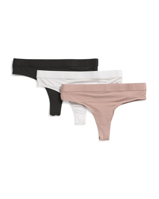 Tj Maxx Natural 3Pk Soft Touch Thongs For