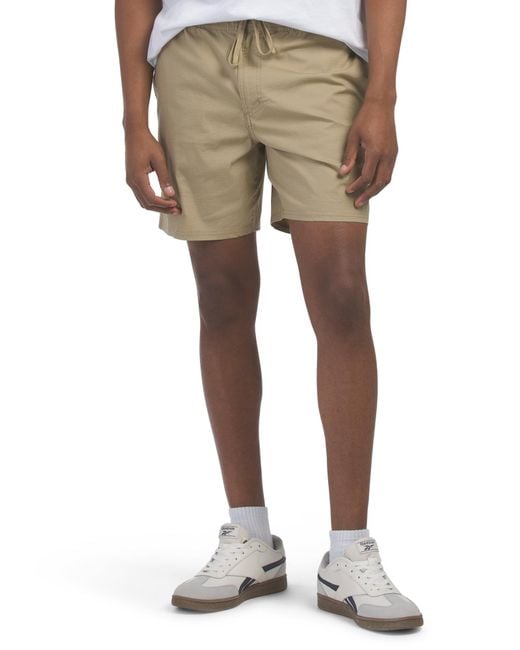 Tj Maxx Natural Cotton Shorts With Snap Waist For Spandex/Cotton for men
