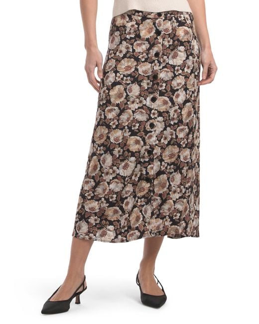 Tj Maxx Multicolor Belinda Button Skirt For
