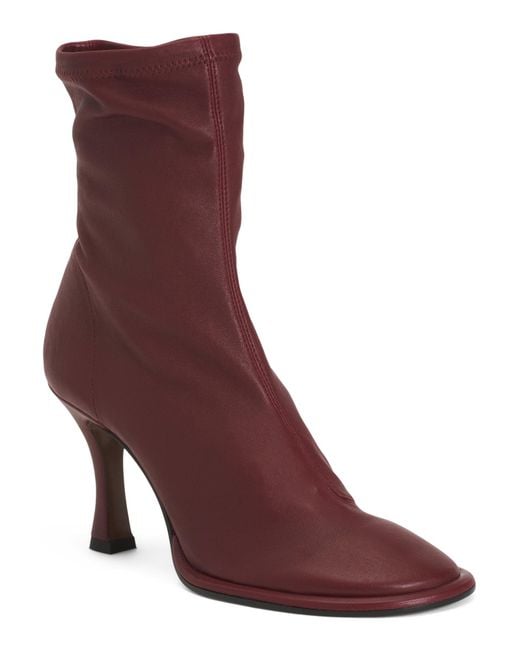 Tj Maxx Purple Leather Lea Booties For