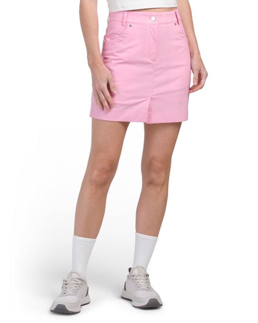 Tj Maxx Pink Stellar Stretch Skort, Polyester