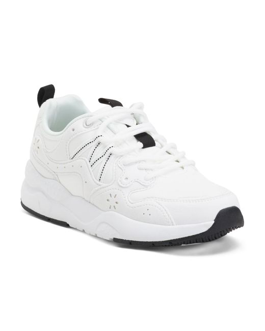 Tj Maxx White Flown Color Block Retro Sneakers For