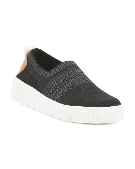 Tj Maxx Black Wide Width Vista Slip On Sneakers For Leather