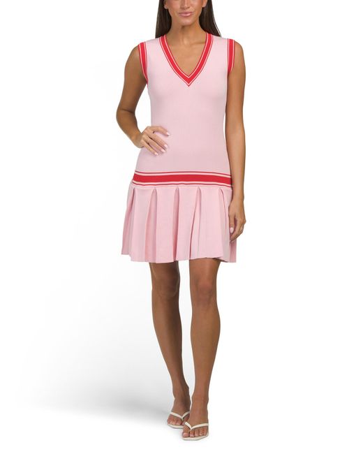 pink dress tj maxx TJ Maxx Women's Pink Off The Shoulder Printed Leah Dress For Viscose
