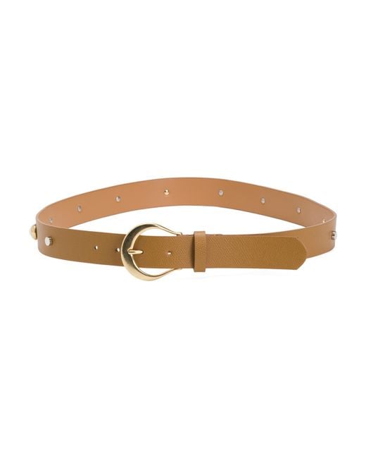 Tj Maxx White Leather Heart Studs Belt