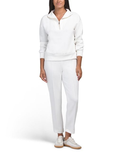 Tj Maxx White 2Pc Scuba Set, Spandex/Polyester/Rayon