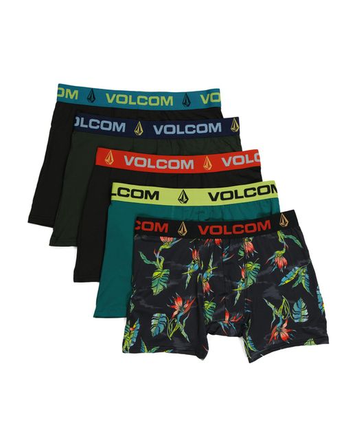 Tj Maxx Black 5Pk Boxer Briefs, Spandex/Polyester for men