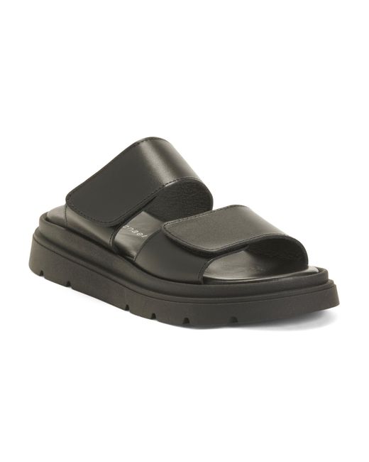 Tj Maxx Black Leather Aria Sandals For