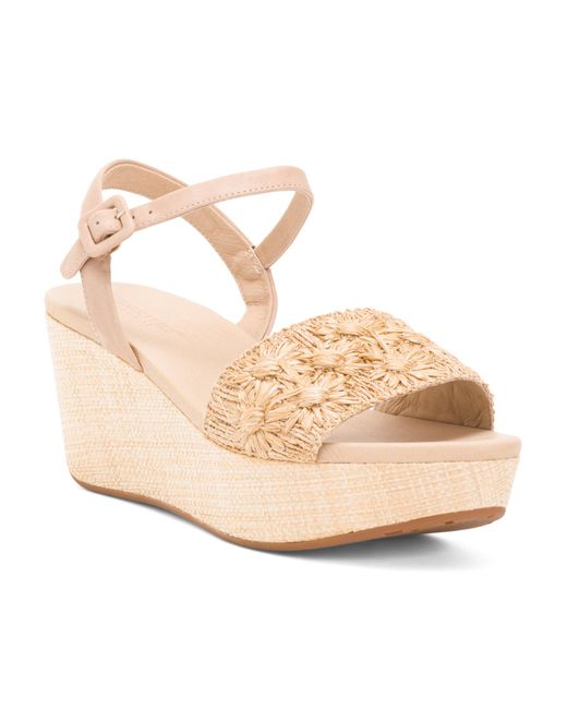 Tj Maxx Natural Yizzy Wedge Sandals For Leather