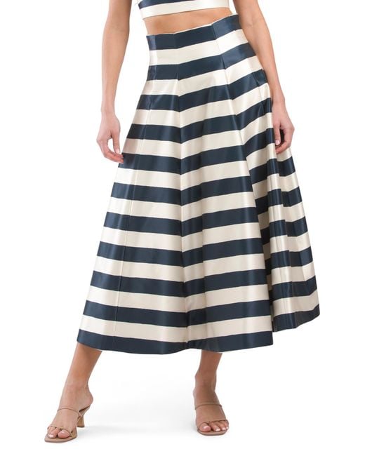 Tj Maxx Blue Sam High Waist Ball Skirt For Polyester