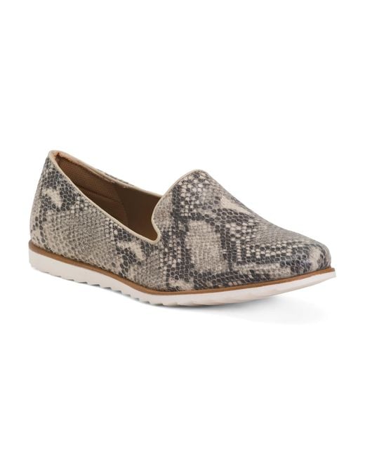 Tj Maxx Brown Leather Ryen Comfort Slip On Flats For