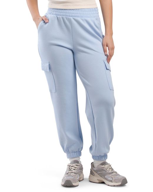 Tj Maxx Blue Scuba Davenport Cargo Pocket Joggers, Nylon/Spandex/Polyester