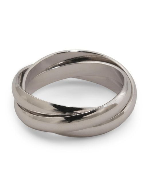 Tj Maxx Gray Sterling Interlocking Rings For