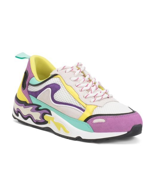 Tj Maxx White Flame Sneakers For Suede