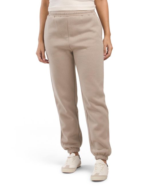 Tj Maxx Natural French Terry Joggers, Cotton/Polyester/Rayon