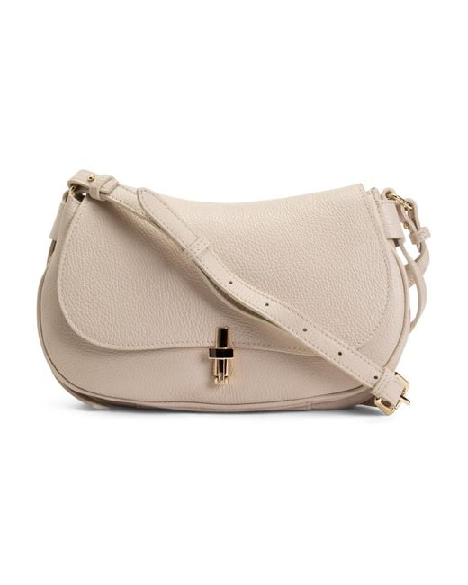 Tj Maxx Natural Leather Round Shoulder Bag For Leather