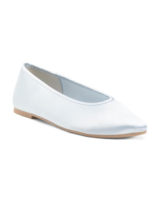Tj Maxx White Georgette Flats For