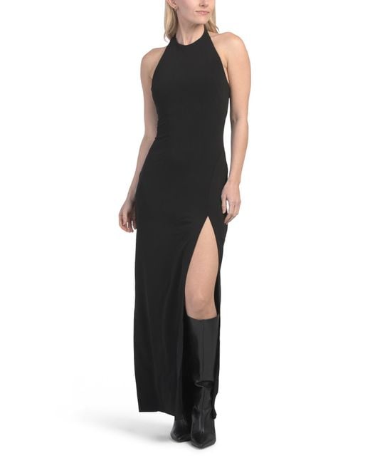 Tj Maxx Black Halter Dress For Nylon/Spandex