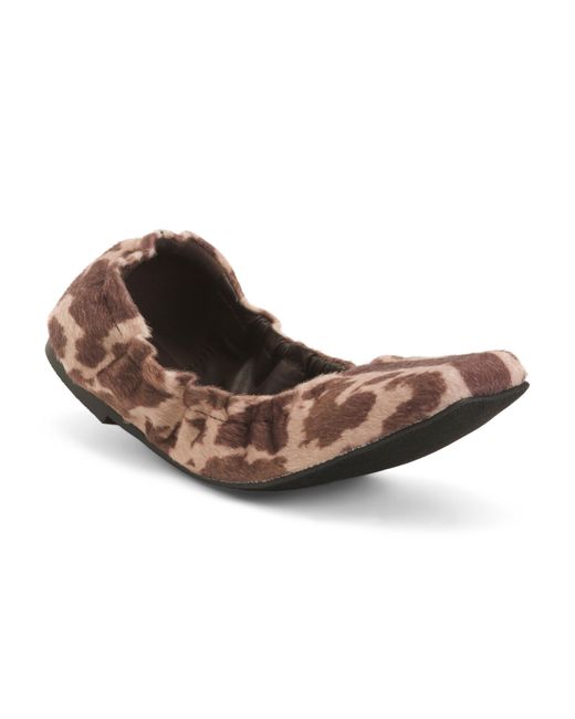 Tj Maxx Brown Ballet Flats For