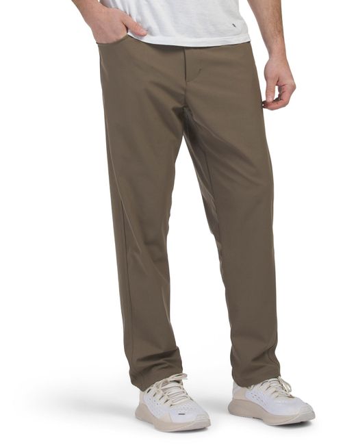 Tj Maxx Gray 5 Pocket Stretch Pants For Polyester for men