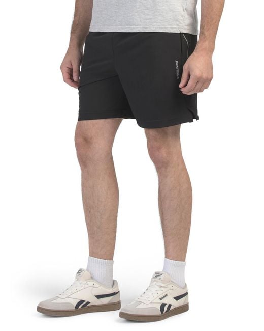 Tj Maxx Black Crosscourt Super Stretch Shorts For Spandex/Polyester for men