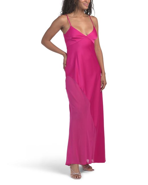 Aje Sculptura Monument Tulip Linen Blend Maxi Dress UK8/US4 NWT