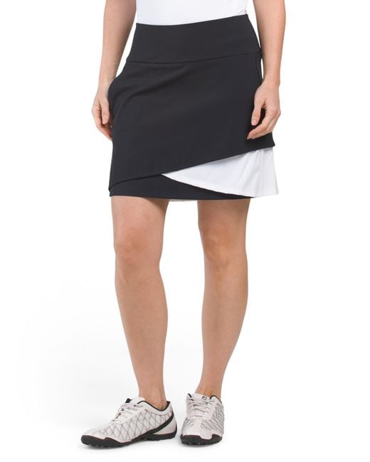 Tj Maxx Black Wrap It Up Golf Skort, Nylon