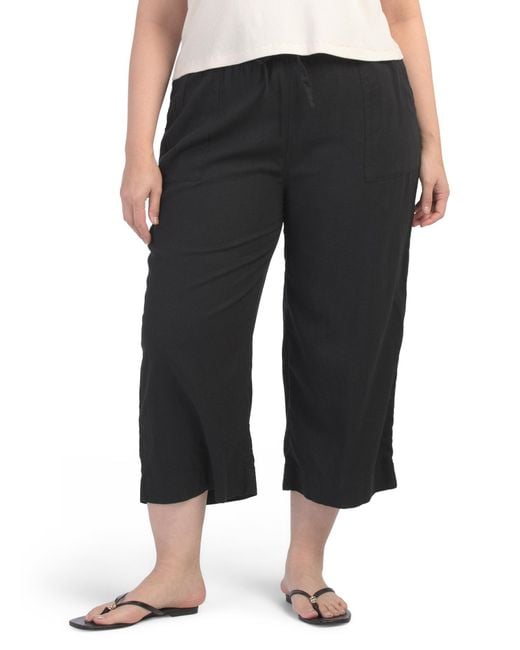 Tj Maxx Black Plus Pull On Pants For Rayon