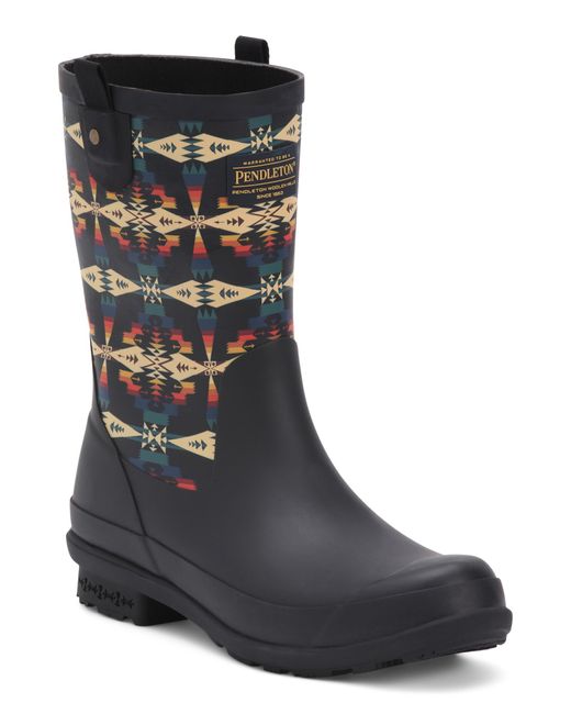 Tj Maxx Black Tucson Mid Rain Boots For Leather