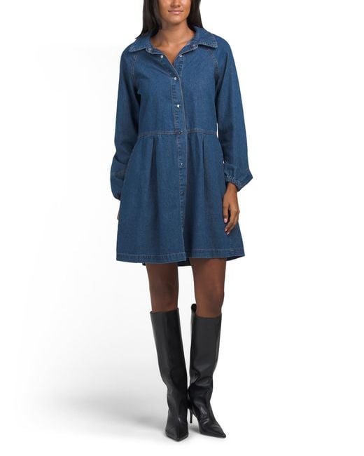 avec les filles denim dress Pearl Fleur Embellished Stretch Mini from – Urbanheer COLOR:Navy eid2023 Dusty Pink Bohemian Dress sleeve Collared Dress