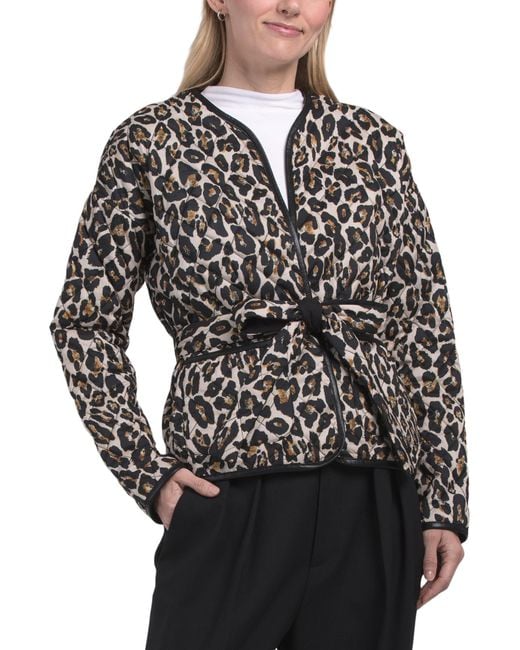 Tj Maxx Black Quilted Reversible Jacket, Polyester/Diamond