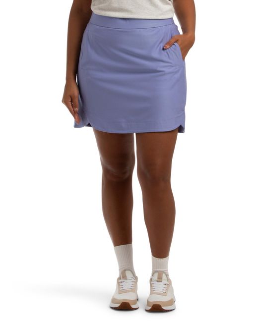 Tj Maxx Blue Upf 50 Jersey Panel Skort, Spandex/Polyester