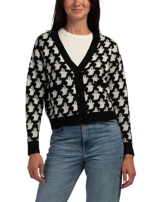Tj Maxx Black Ghost Sweater, Nylon/Polyester/Acrylic