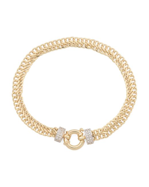 Tj Maxx White 14Kt Infinity Chain Bracelet With Cz For