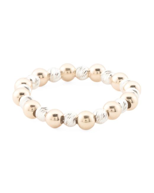 Tj Maxx Natural 14Kt And Beaded Ring